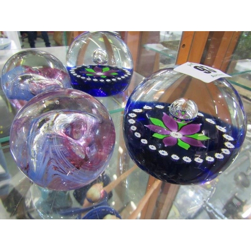 93 - PAPERWEIGHTS, 5 various Caithness paperweights including 