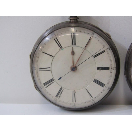 58 - 2 SILVER CASED POCKET WATCHES, 1 Waltham & Co. & 1 other, both in un-tested condition