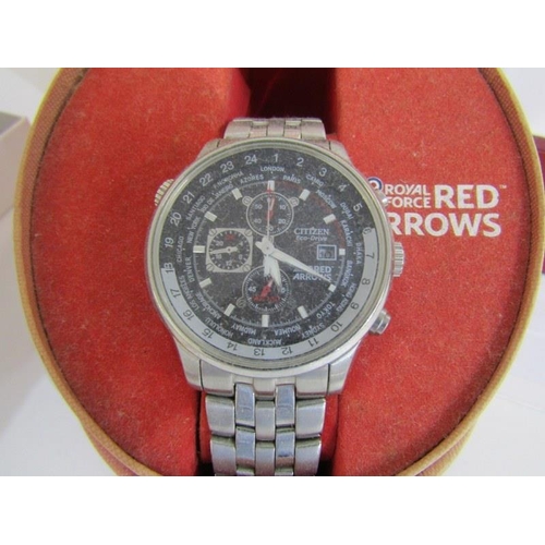 111 - FOOTBALL WATCHES, 2 Klaus-Kobec watches for Arsenal and England, also Citizen Red Arrows original bo... 