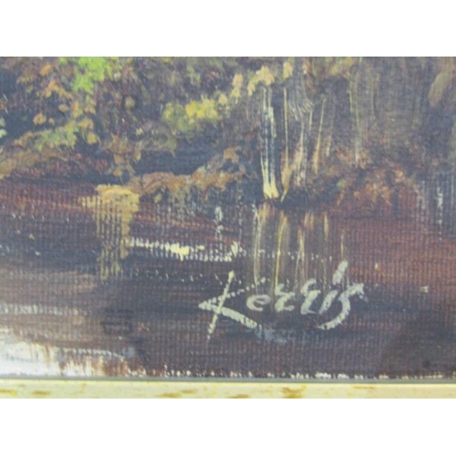 117 - KERRIS, signed painting on canvas 