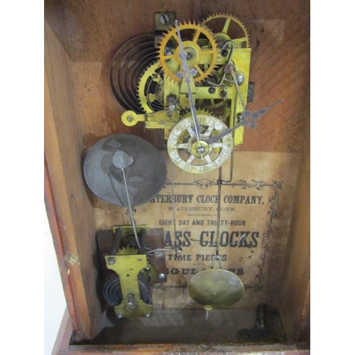 127 - ANTIQUE CLOCK MOVEMENT, 2 Waterbury mantel clock movements