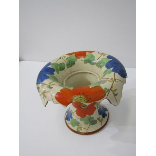 13 - ART DECO TABLEWARE, sylvac Alex 28cm vase, also Arthur Wood flower holder & 4 other pieces