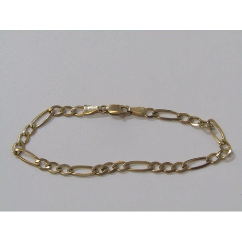 180 - GOLD FANCY LINK BRACELET, 9ct yellow gold fancy link bracelet, 3.3 grams