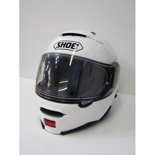 20 - MOTORCYCLE HELMET, by Shoei - unused. Internal measurements 8'' x 5.5'' approx.