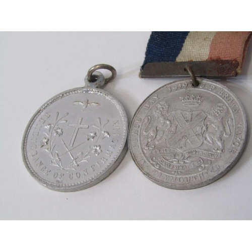 363 - MEDALLIONS, 2 Cornwall County Council medallions in fitted cases, 1 bronze and 1 silver, Victorian P... 