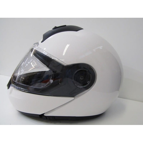 58 - SCHUBERTH MOTORCYCLE HELMET, with canvas bag (unused) Internal measurements 9.5'' x 6'' approx.