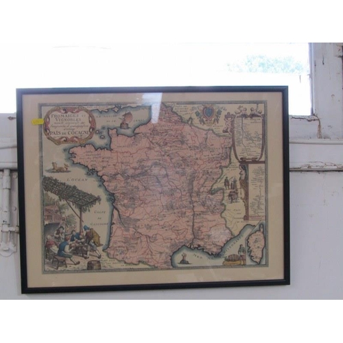 60 - FACSIMILE MAPS, of France & Loire Valley