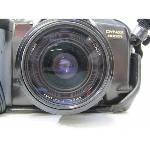 72 - PHOTOGRAPHY, Canon E O S camera  also Minolta Dynax 8000i camera together with other accessories etc... 