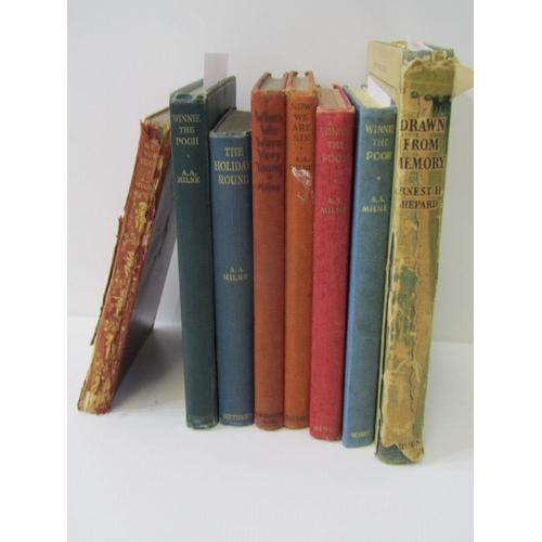 73 - A.A.MILNE, 7 titles by author together with  Ernest H Shephard 