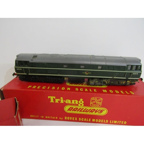 204 - TRIANG RAILWAYS, boxed OO -HO gauge diesel dummyend, Traing Railways electric loco, Triang Hornby go... 