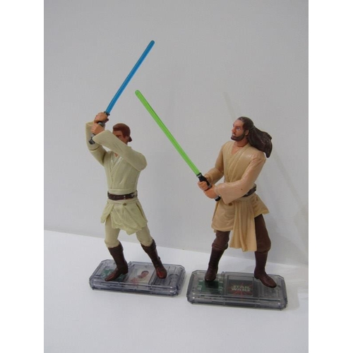 233 - STAR WARS, modern era Star Wars figures from the film The Phantom Menace including Darth Maul, Qui G... 