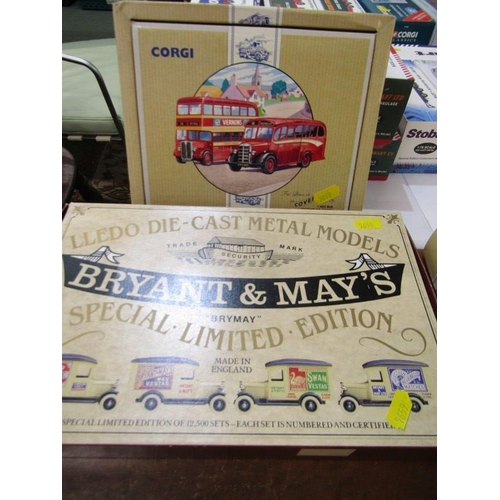 311 - DIECAST VEHICLES, collection of 5 Walkers Crisps vintage delivery vans, Lledo rail express parcel va... 