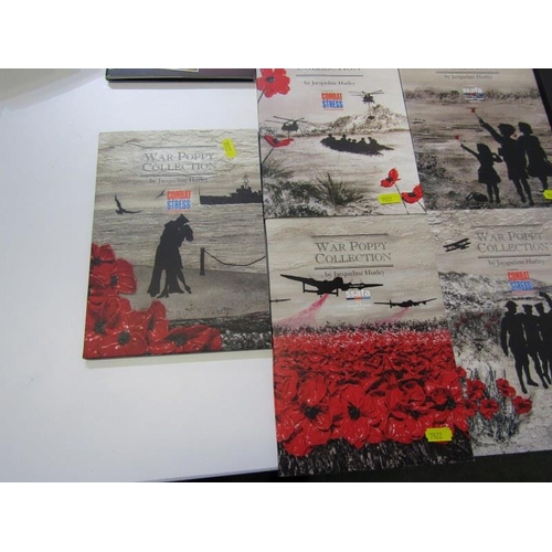 32 - War Poppy photographic Medallion Collections by Jacqueline Hurley x 10.  A tribute to ‘Our Heroes’ i... 