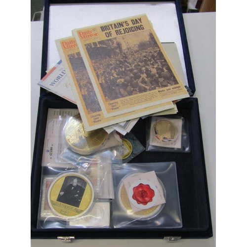 33 - RAF Centenary photographic medallion collections, WW1, 75th Anniversary of WW2, RAF official collect... 