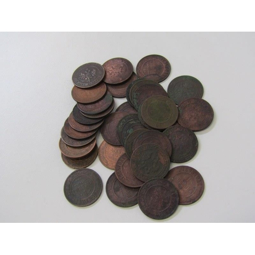 39 - A collection of 18th/19th century Russian Empire copper 1 Kopek in varying years & condition.  A sou... 