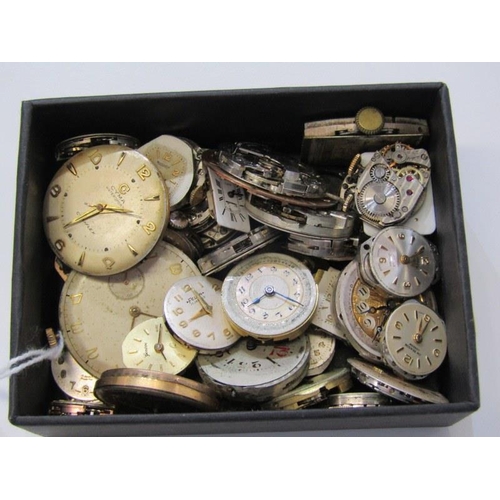 WRIST WATCH MOVEMENTS, a box containing a good selection of ladies