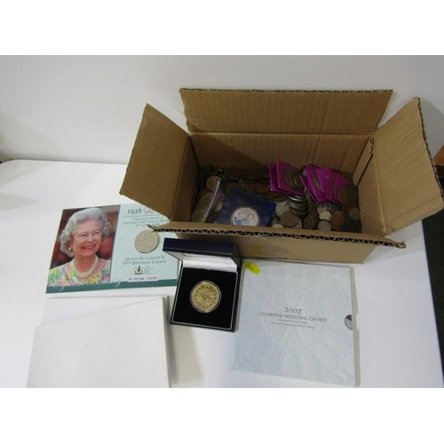 57 - 2006/2007 silver proof  five pounds, Victoria Cross/Diamond Wedding; gold-plated silver proof £5 in ... 