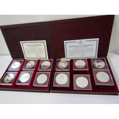 60 - Silver proof coin collections x2, 1977 Cayman Islands ‘The Queens Collection’ 6-coin set & 1978 Caym... 