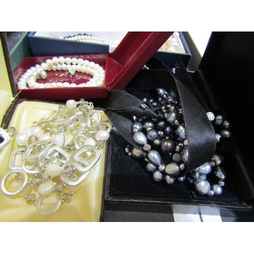 Large pearl necklace sale costume jewellery