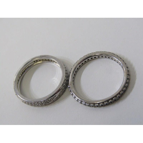 555 - 6 SILVER RINGS, selection of 6 stone set silver rings various sizes and styles