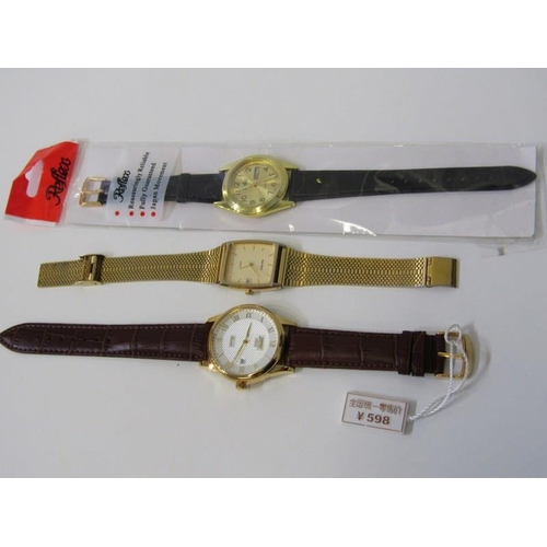 558 - 3 GENTLEMEN'S WRISTWATCHES, 1 Sekonda, 1 SKMA, 1 Reflex, 2 watches still in original packaging all u... 