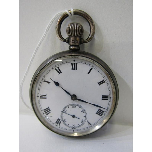 561 - SILVER CASED POCKET WATCH, Birmingham hallmarked, movement appears to be in working condition