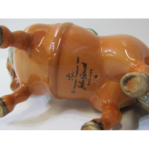 354 - NORMAN THELWELL, collection of 6 comical horse groups by John Beswick, with limited edition 