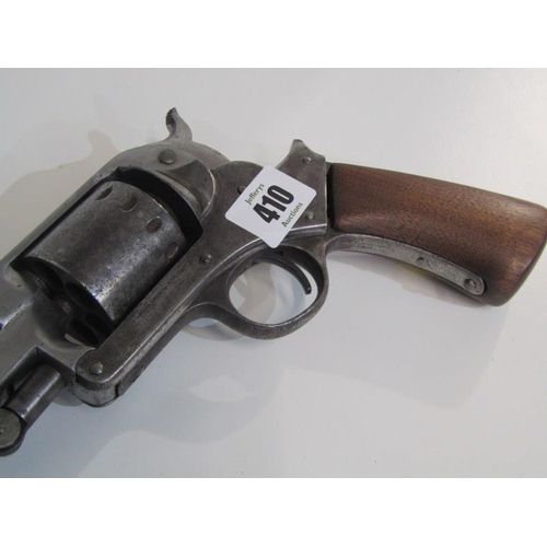 410 - 19th CENTURY REVOLVER, 1858 STARRE'S patents arms single action revolver, 36cm length