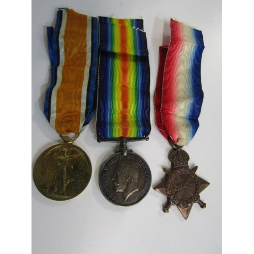 421 - WWI GROUP 3 MEDALS, War & Defence medal, 1914 /15 Star to 69627 Sapre S Loft Re