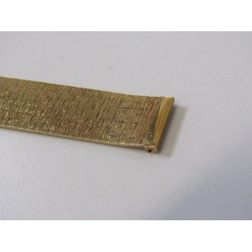 5 - GOLD BRACELET, bark effect 9ct yellow gold bracelet, 26.7 grams