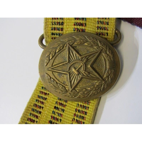 102 - MILITARY, Russian military uniform belt and 1 other