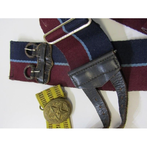 102 - MILITARY, Russian military uniform belt and 1 other