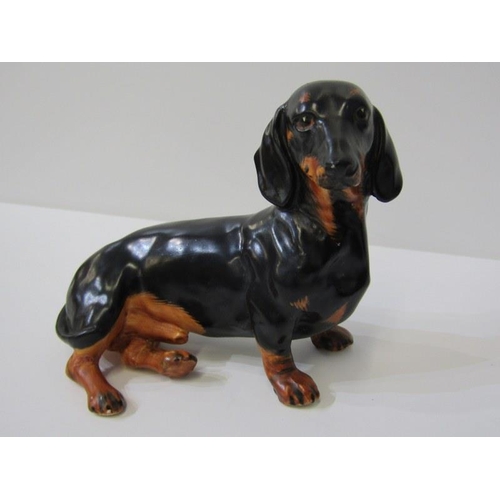 107 - DACHSHUNDS, collection of 8 figures to include Beswick and Coalport