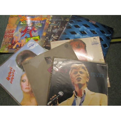 135 - VINYL ALBUMS, good collection of vinyl including David Bowie and The Who