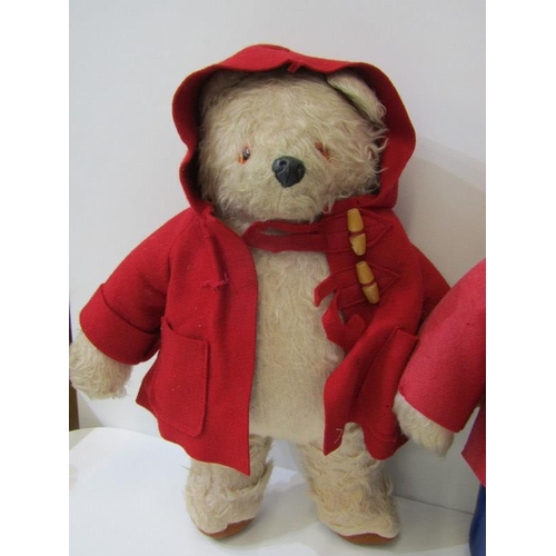 54 - PADDINGTON BEAR, 2 Paddington Bear models, one with blue wellington boots