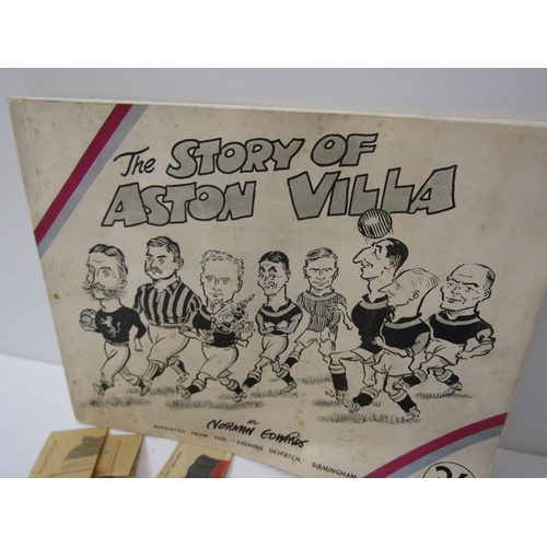 80 - FOOTBALL, Aston Villa 1957 FA cup Final signed and printed team sheet, together with 