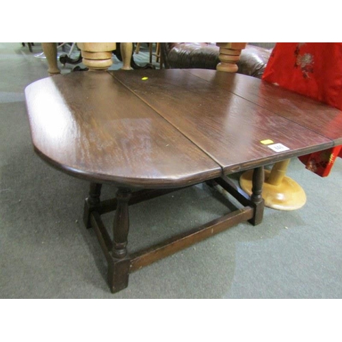 840 - OAK DROP LEAF OCCASIONAL TABLE