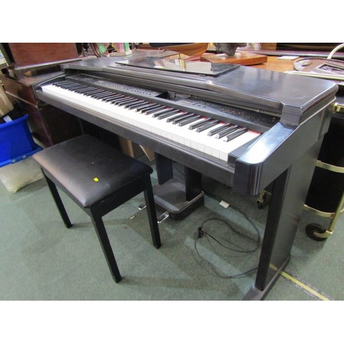 850 - YAMAHA CLAVINOVA ELECTRIC KEYBOARD & STOOL