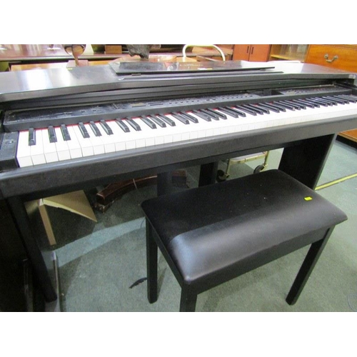 850 - YAMAHA CLAVINOVA ELECTRIC KEYBOARD & STOOL