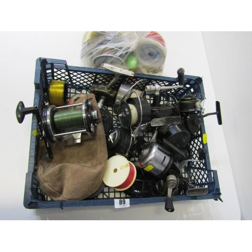 89 - ANGLING, large collection to include Abu multiplier Ambassaeur 10,000c, together with Abu-Matic 280 ... 