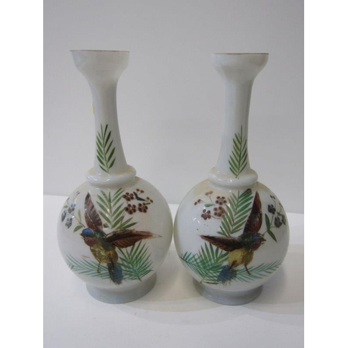 36 - PAIR OF WHISKY DECANTERS, Portmeirion 'Botanic Garden' jardiniere and 2 pairs of decorative vases