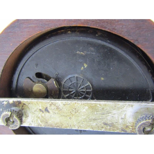 58 - SMITH'S CAR CLOCK CONVERTED TO MANTEL CLOCK, together with 1 other vintage mantel clock