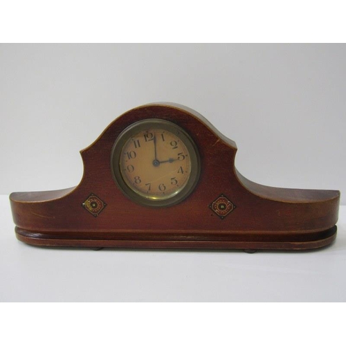 58 - SMITH'S CAR CLOCK CONVERTED TO MANTEL CLOCK, together with 1 other vintage mantel clock