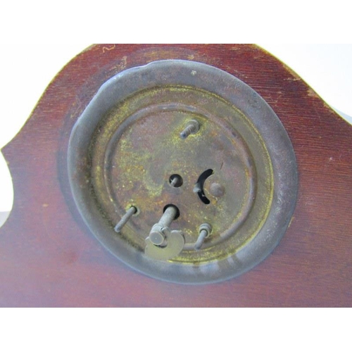 58 - SMITH'S CAR CLOCK CONVERTED TO MANTEL CLOCK, together with 1 other vintage mantel clock