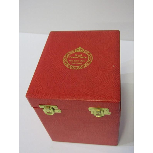 7 - ROYAL CROWN DERBY, boxed figure of a brown owl (base defect)