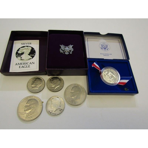 77 - 1986 USA fine silver proof Eagle ‘Walking Liberty’ one dollar, One ounce of .9999 silver fineness, c... 