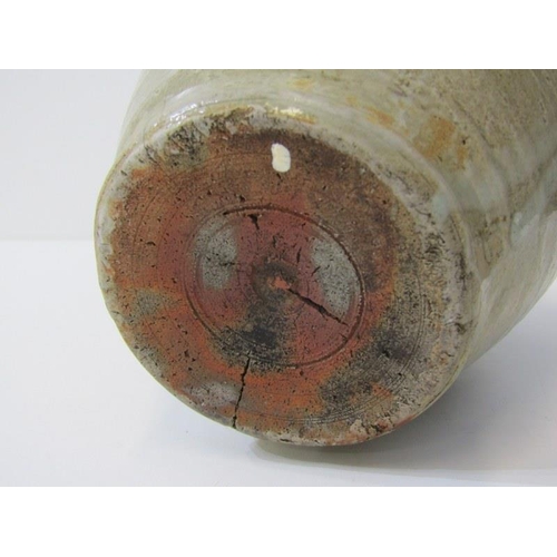10 - ORIENTAL CERAMICS, antique Chinese celadon glazed stoneware gun powder pot, possibly Ming Dynasty, 1... 