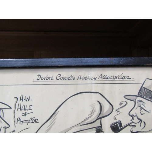 40 - J. A. JENKINSON, signed group portrait of Devon County Hockey Association, several autographed