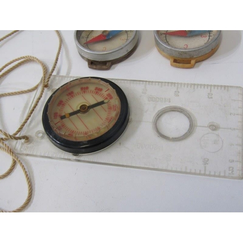 53 - POCKET COMPASSES, collection of 4 pocket compasses