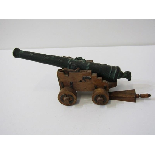 57 - MODEL CANNON, collection of 7 various model cannons